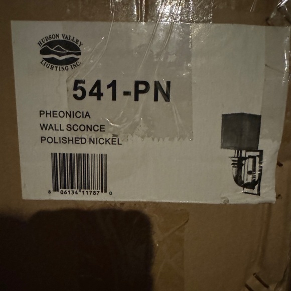 Hudson Valley Phoenicia 1-LT Wall Sconce - Polished Nickel - 541-PN - Picture 2 of 2